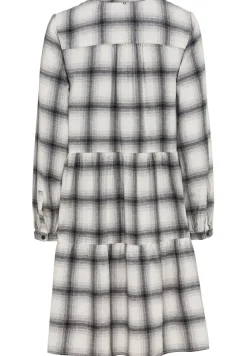 Camel Active Kleider*Flanellkleid aus Baumwolle grey check