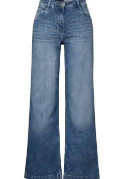 Cecil Jeans*Flared Leg Jeans light blue washed