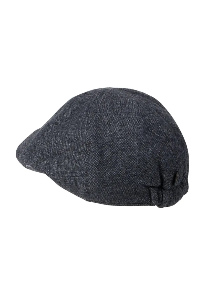 Camel Active Accessoires*Flat Cap aus Wolle und Polyester mit Baumwollfutter rock grey