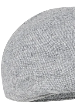 Camel Active Accessoires*Flat Cap aus Wolle und Polyester mit Baumwollfutter stone gray