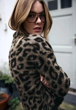 STREET ONE STUDIO Pullover & Sweatshirts*Flauschiger Leo Cardigan Black