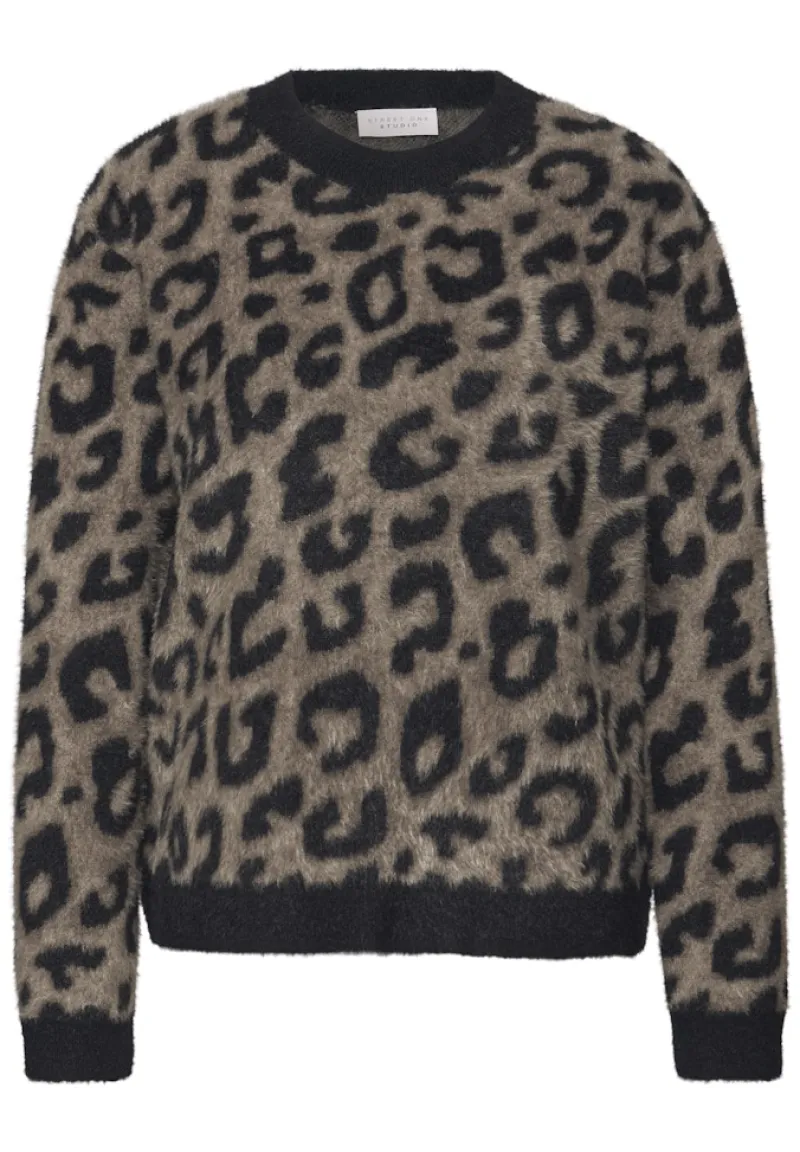 STREET ONE STUDIO Pullover & Sweatshirts*Flauschiger Leo Pullover Black