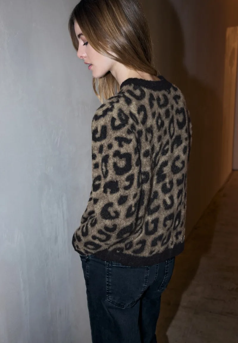 STREET ONE STUDIO Pullover & Sweatshirts*Flauschiger Leo Pullover Black