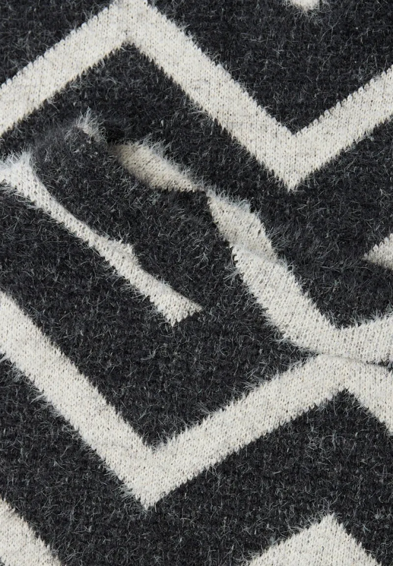 Street One Shirts*Flauschiges Shirt Black