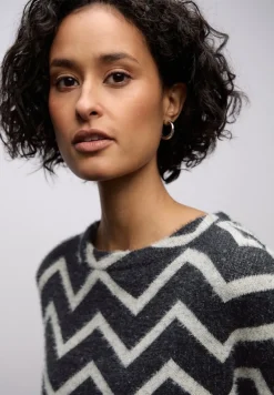 Street One Shirts*Flauschiges Shirt Black