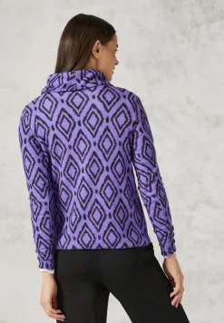 Cecil Shirts*Flauschiges Shirt mit Print lilac melange