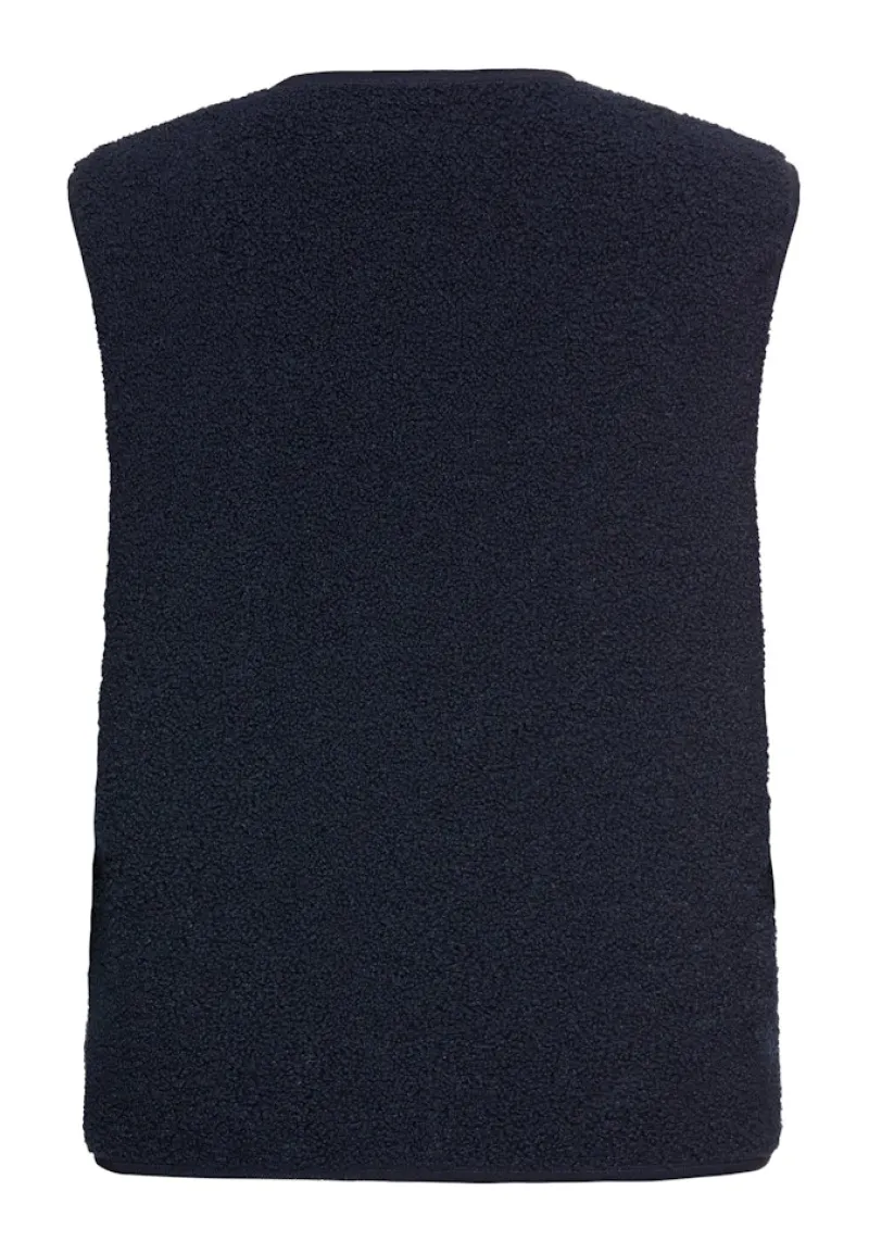 Camel Active Westen*Fleece-Weste mit Knopfverschluss navy