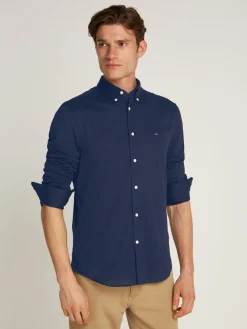 Tommy Hilfiger Hemden|Big Boys*FLEX DOBBY SF SHIRT carbon navy