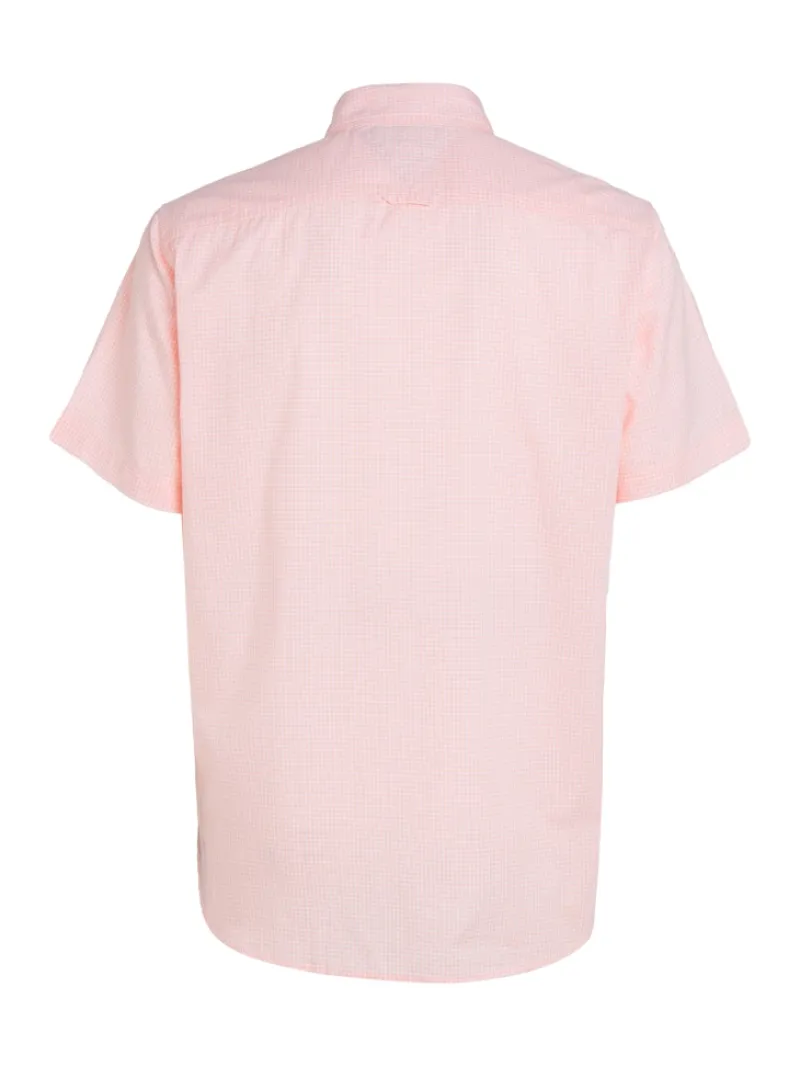 Tommy Hilfiger Hemden|Big Boys*FLEX GINGHAM RF SHIRT S/S pink crystal - optic white