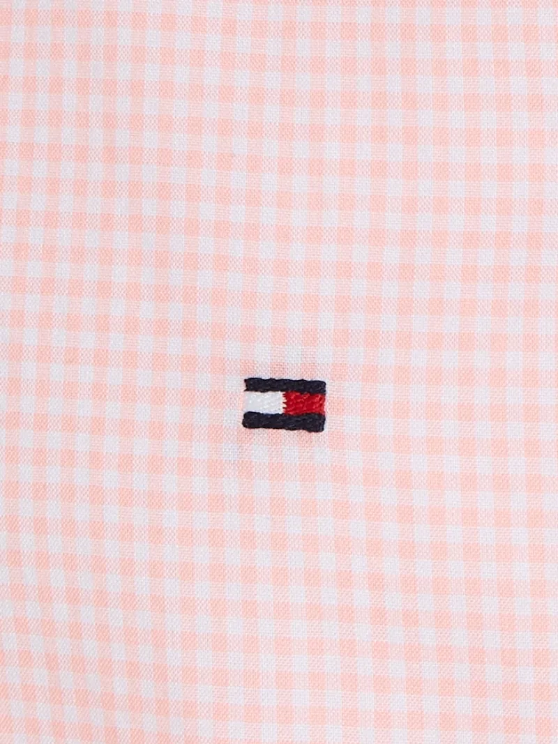 Tommy Hilfiger Hemden|Big Boys*FLEX GINGHAM RF SHIRT S/S pink crystal - optic white