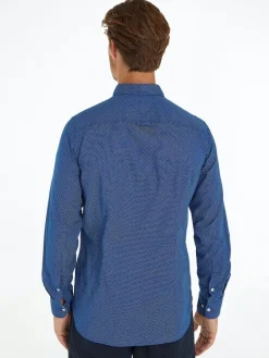 Tommy Hilfiger Hemden|Big Boys*FLEX MINI PRINT SF SHIRT anchor blue - optic white