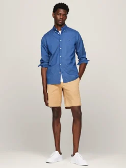 Tommy Hilfiger Hemden|Big Boys*FLEX MINI PRINT SF SHIRT anchor blue - optic white