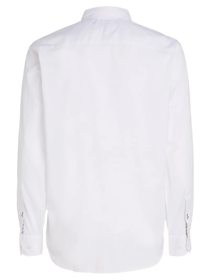 Tommy Hilfiger Hemden|Big Boys*FLEX POPELINE-HEMD MIT BIO-BAUMWOLLE white