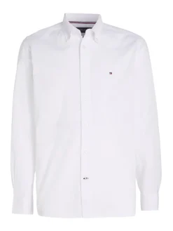 Tommy Hilfiger Hemden|Big Boys*FLEX POPELINE-HEMD MIT BIO-BAUMWOLLE white