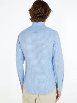 Tommy Hilfiger Hemden|Big Boys*FLEX TEXTURED GINGHAM SF SHIRT blue spell - optic white