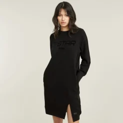 G-star Raw Kleider*Flock print sw dress wmn dk black