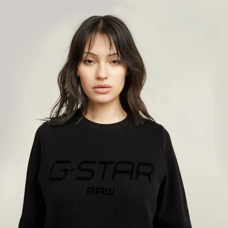 G-star Raw Kleider*Flock print sw dress wmn dk black