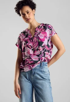 Street One Blusen*Florales Blusentop magnolia pink