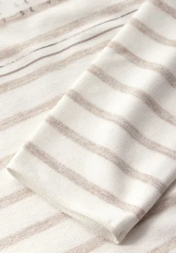 Street One Shirts*Folienprint Streifenshirt smooth sand beige