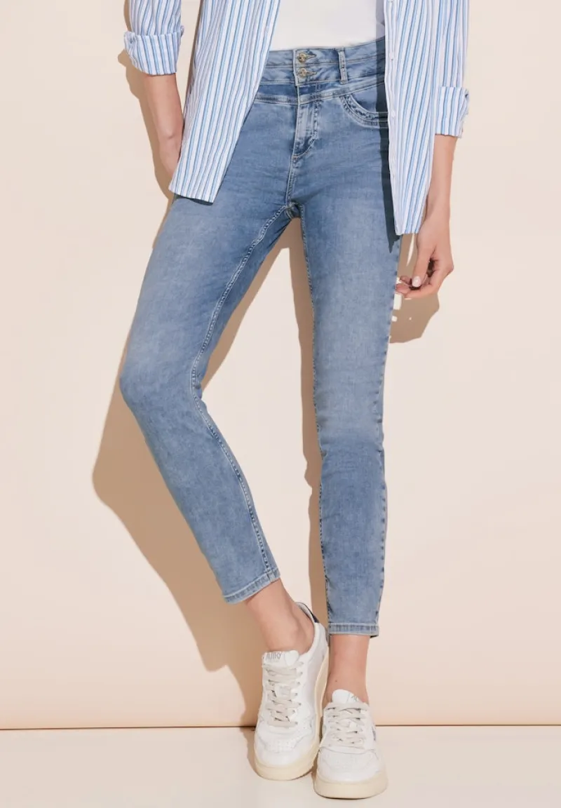 Street One Jeans*Free to move Jeans bright indigo wash