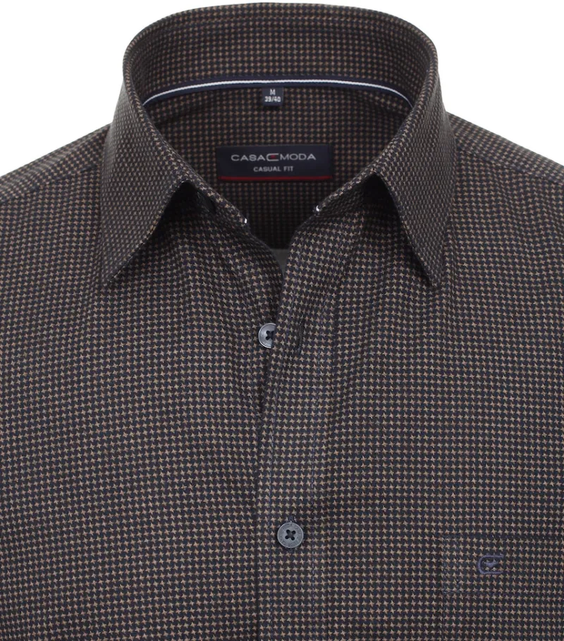 CASAMODA Hemden|Big Boys*Freizeithemd Braun