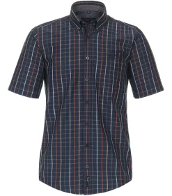 CASAMODA Hemden*Freizeithemd Kurzarm anthrazit