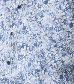 CASAMODA Hemden*Freizeithemd Kurzarm Blau