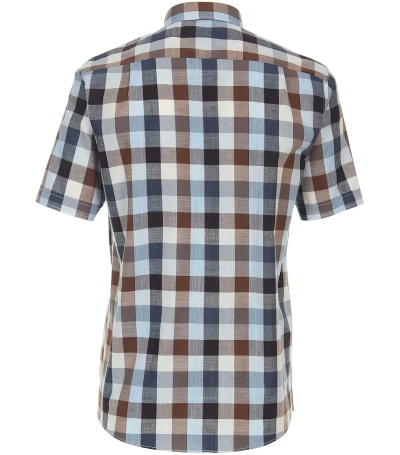 CASAMODA Hemden*Freizeithemd Kurzarm Blau