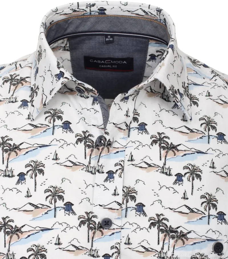 CASAMODA Hemden|Big Boys*Freizeithemd Kurzarm Blau