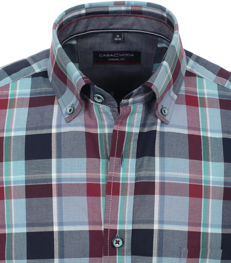 CASAMODA Hemden|Big Boys*Freizeithemd Kurzarm Blau