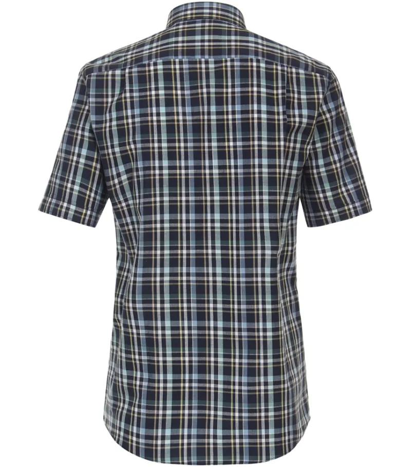 CASAMODA Hemden*Freizeithemd Kurzarm Blau