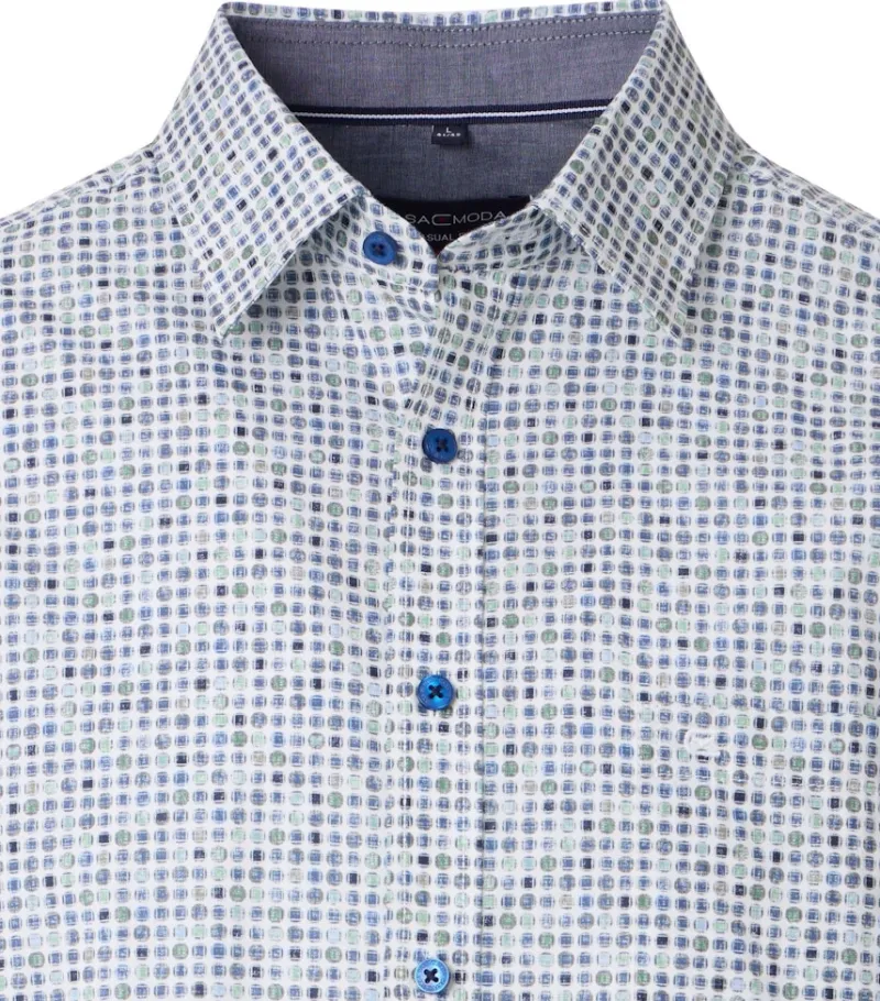 CASAMODA Hemden|Big Boys*Freizeithemd Kurzarm Grün