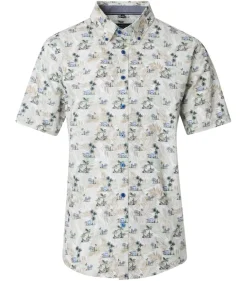 CASAMODA Hemden|Big Boys*Freizeithemd Kurzarm Grün