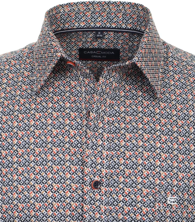 CASAMODA Hemden|Big Boys*Freizeithemd Kurzarm Orange