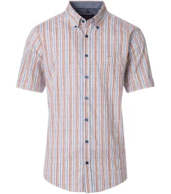 CASAMODA Hemden*Freizeithemd Kurzarm Orange