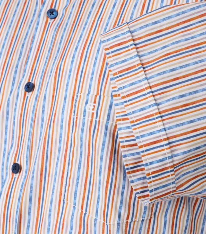 CASAMODA Hemden*Freizeithemd Kurzarm Orange