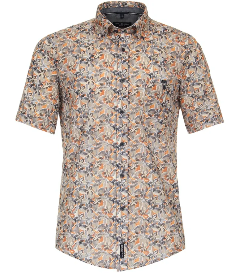 CASAMODA Hemden|Big Boys*Freizeithemd Kurzarm Orange