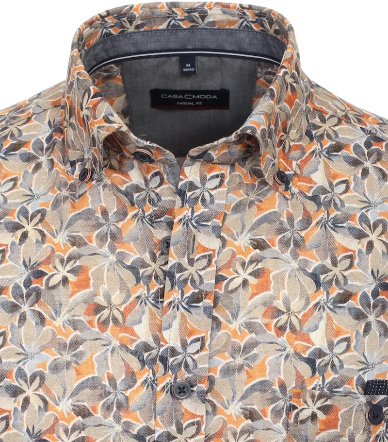 CASAMODA Hemden|Big Boys*Freizeithemd Kurzarm Orange