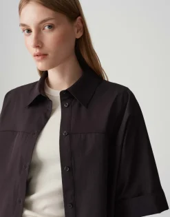Opus Blusen*Freppy midnight brown