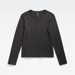 G-star Raw Shirts*Front seam r t ls wmn dk black