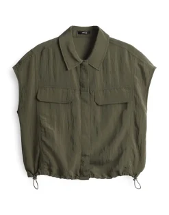 Opus Blusen*Fropi olive leaf