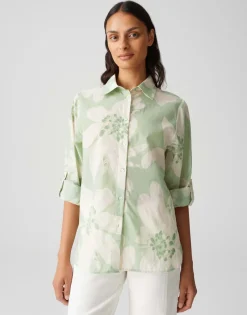 Opus Blusen*Fumine bohème green glow