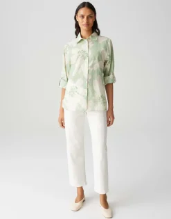 Opus Blusen*Fumine bohème green glow