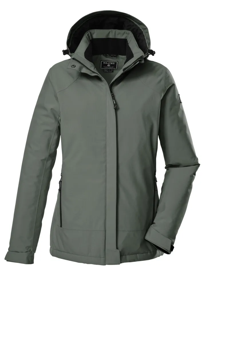 Giga.DX Jacken*Funktionsjacke mit abzippbarer Kapuze 00738 grüngrau