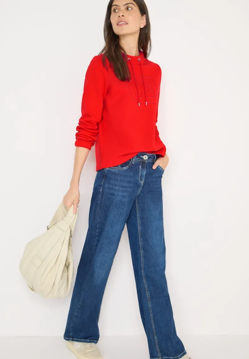 Cecil Pullover & Sweatshirts*Funnelneck Sweatshirt pumkin orange