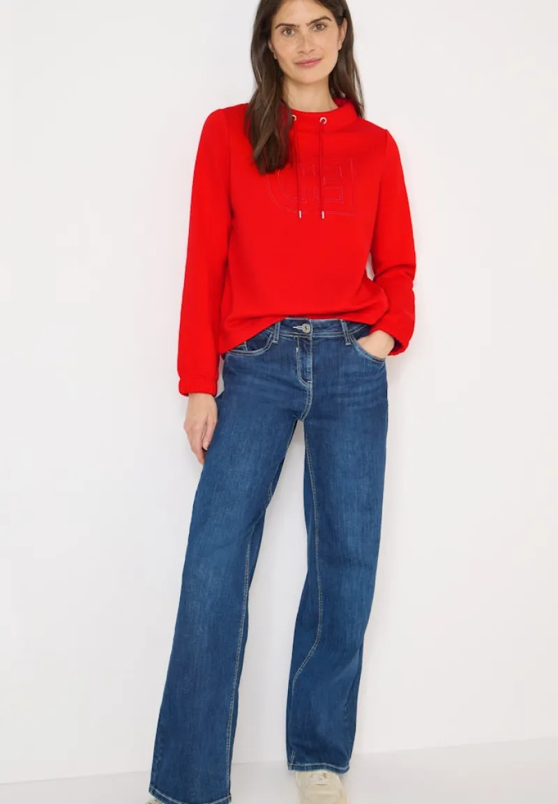 Cecil Pullover & Sweatshirts*Funnelneck Sweatshirt pumkin orange