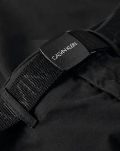 Calvin Klein Shorts|Big Boys*GARMENT DYE BELTED SHORTS ck black