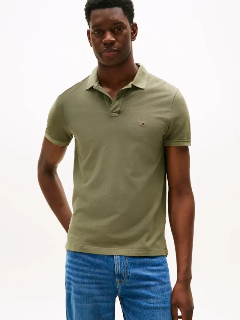 Tommy Hilfiger Shirts|Big Boys*GARMENT DYE REG POLO battle green