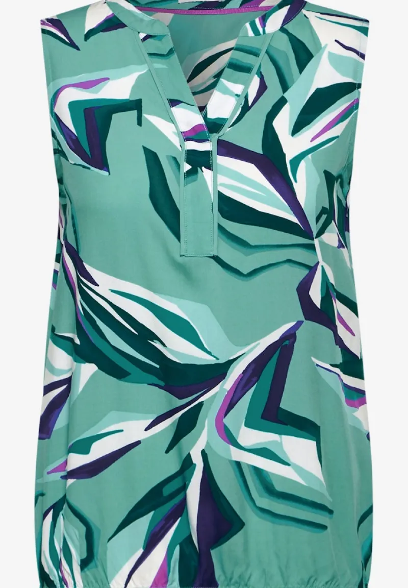 Cecil Shirts*Gemusterte Bluse adriatic green