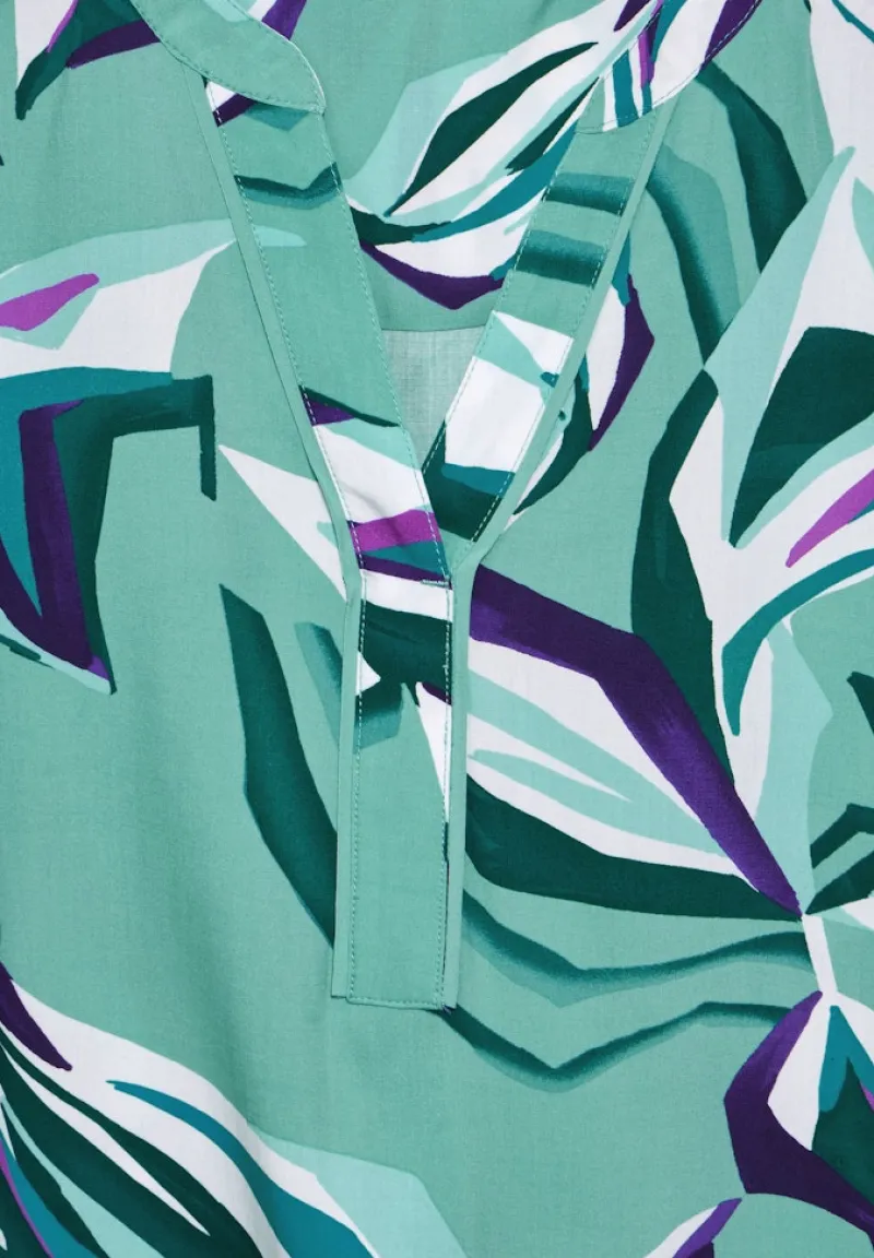 Cecil Shirts*Gemusterte Bluse adriatic green